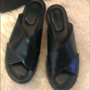 Cole Haan black platform